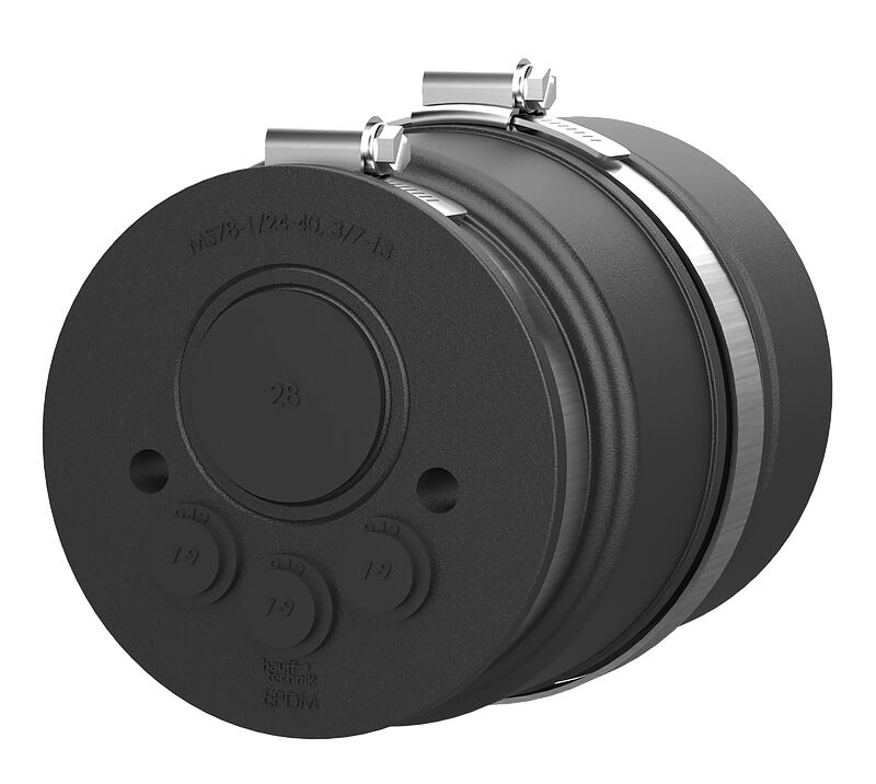 Universal sleeve caps - for drinking water/power and communication