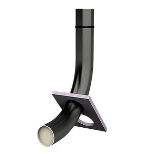 Bodeneinführung Rohrbogen - für Fernwärmeleitungen