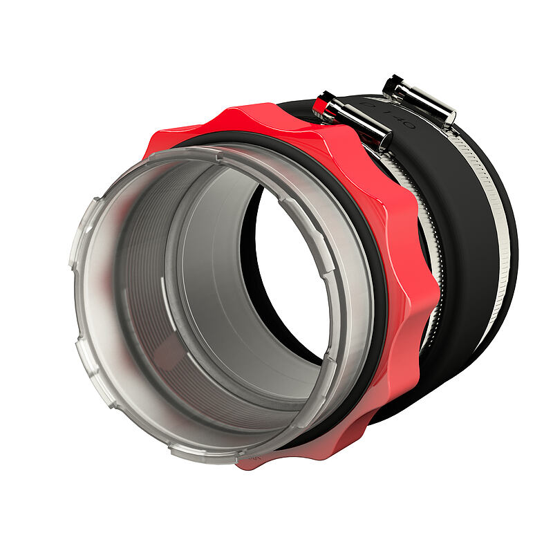 System cover - with sleeve method for smooth cable ducts