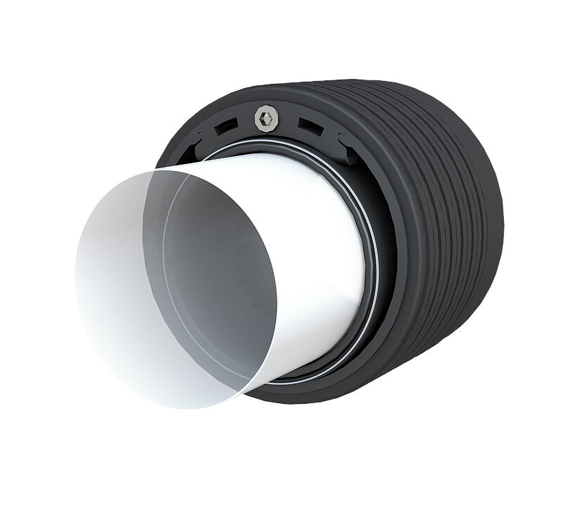 Radialspannring-Tülle - Kabelabdichtung mit Elastomer-Schrumpftechnik