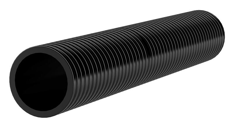 PE corrugated pipe - for building entries