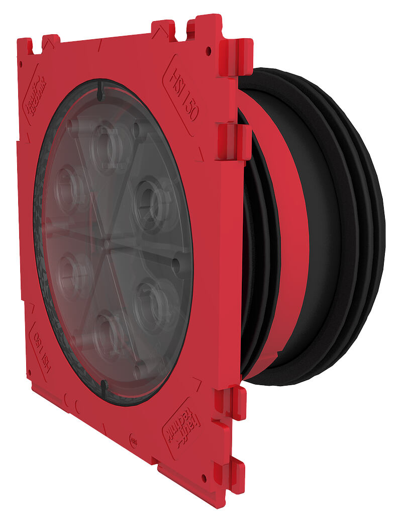 Einfach-Dichtpackung mit Steckmuffe - zum Einbetonieren und Anschluss von glatten Kabelschutzrohren