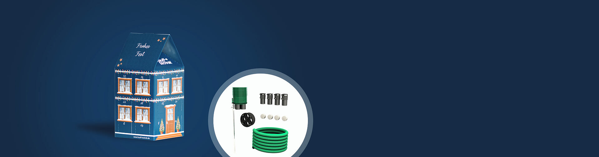 Strom im Garten mit Türchen 21