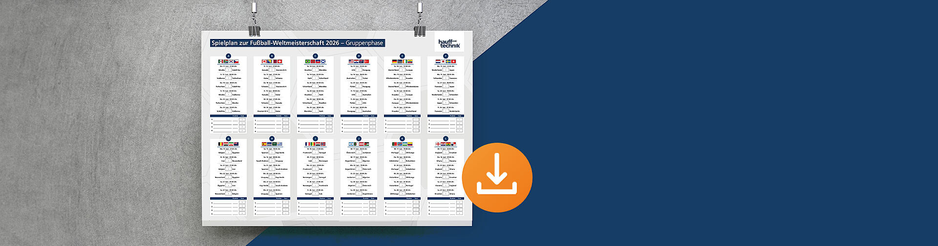 Weltmeisterschaft 2026 – Spielplan