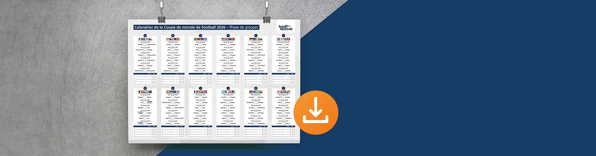 Coupe du monde 2026 - Calendrier