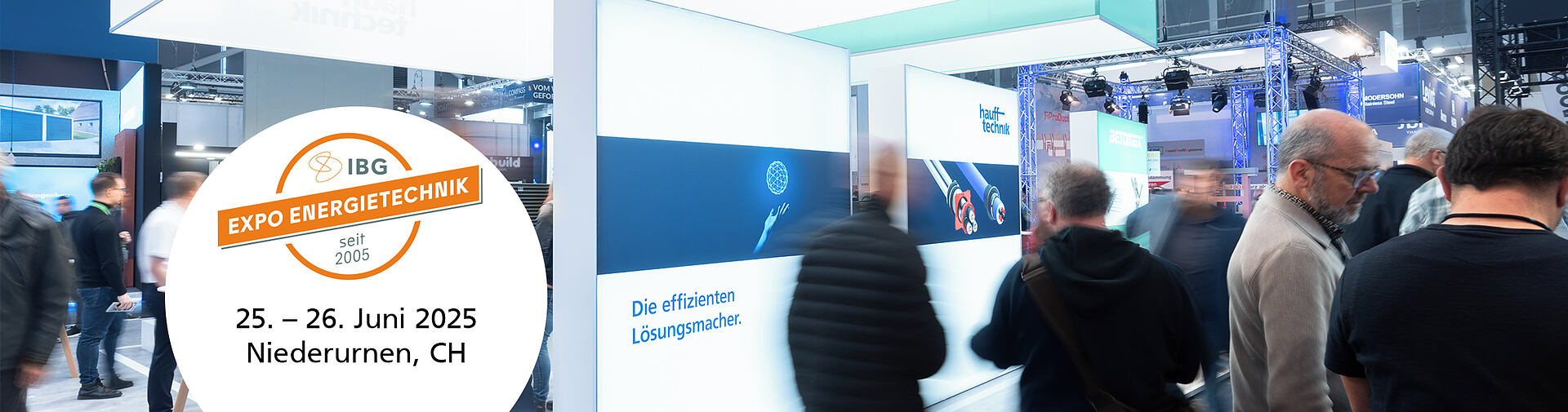 Hauff-Technik SWISS auf der EXPO Energietechnik