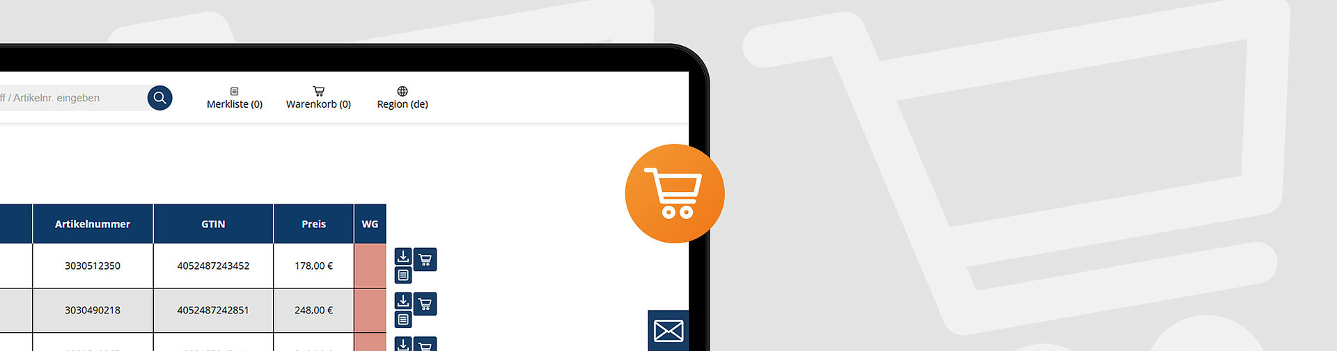 Webshop-Anbindung: Lösungen direkt bestellen